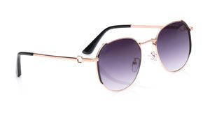 Image 2 of Grey Geometric Sunglasses for Women from Tees By Fastrack Available at Titan Eye+