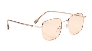Image 2 of Brown Geometric Sunglasses for Men and Women from Tees By Fastrack Available at Titan Eye+