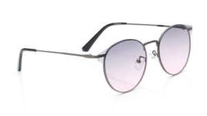 Image 2 of Purple Round Sunglasses for Men and Women from Tees By Fastrack Available at Titan Eye+