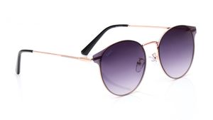 Image 2 of Grey Round Sunglasses for Men and Women from Tees By Fastrack Available at Titan Eye+
