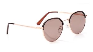 Image 2 of Brown Geometric Sunglasses for Men and Women from Tees By Fastrack Available at Titan Eye+