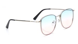 Image 2 of Blue and Pink Geometric Sunglasses for Men and Women from Tees By Fastrack Available at Titan Eye+