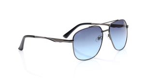 Image 2 of Grey and Blue Navigator Sunglasses for Men and Women from Tees By Fastrack Available at Titan Eye+