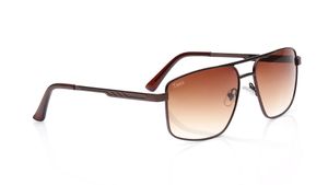 Image 2 of Brown Navigator Sunglasses for Men and Women from Tees By Fastrack Available at Titan Eye+