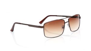 Image 2 of Brown Navigator Sunglasses for Men and Women from Tees By Fastrack Available at Titan Eye+