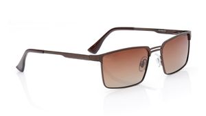 Image 2 of Brown Rectangle Polarized Sunglasses for Men and Women from Tees By Fastrack Available at Titan Eye+