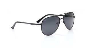 Image 2 of Black Aviator Polarized Sunglasses for Men and Women from Tees By Fastrack Available at Titan Eye+