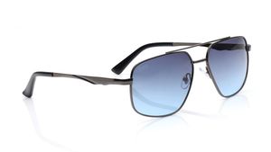 Image 2 of Grey and Blue Navigator Sunglasses for Men and Women from Tees By Fastrack Available at Titan Eye+