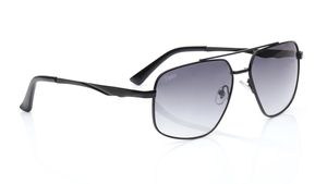 Image 2 of Grey Navigator Sunglasses for Men and Women from Tees By Fastrack Available at Titan Eye+