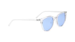 Image 2 of Blue Wayfarer Sunglasses for Men and Women from Fastrack Available at Titan Eye+