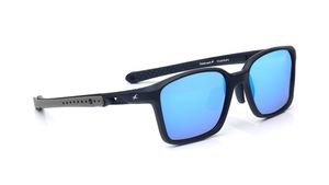 Image 2 of Blue Wayfarer Polarized Sunglasses for Men from Fastrack Available at Titan Eye+