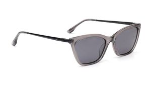 Image 2 of Grey CatEye Sunglasses for Women from Fastrack Available at Titan Eye+