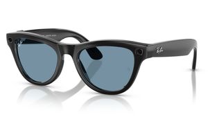 Image 2 of Blue CatEye Rayban Meta AI Transition Lens Sunglasses for Men and Women from Rayban Available at Titan Eye+