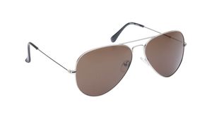 Image 2 of Brown Aviator Prescription Sunglasses from Fastrack Available at Titan Eye+