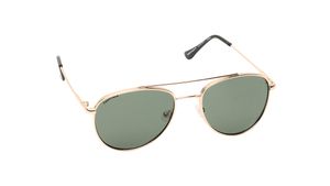 Image 2 of Gold Aviator Prescription Sunglasses from Fastrack Available at Titan Eye+