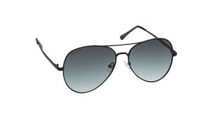 Image 2 of Black Aviator Prescription Sunglasses from Fastrack Available at Titan Eye+