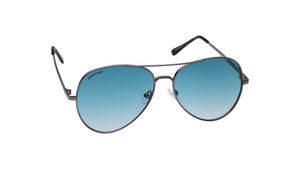 Image 2 of Black Aviator Prescription Sunglasses from Fastrack Available at Titan Eye+