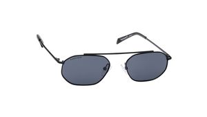 Image 2 of Black Geometric Prescription Sunglasses for Men and Women from Fastrack Available at Titan Eye+