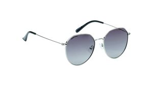 Image 2 of Grey Round Prescription Sunglasses from Fastrack Available at Titan Eye+