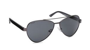 Image 2 of Grey Aviator Rx Sunglasses for Kids from Dash Available at Titan Eye+
