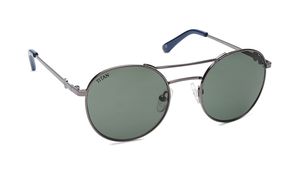 Image 2 of Green Round Rx Sunglasses for Kids from Dash Available at Titan Eye+