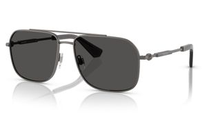 Image 2 of Grey Irregular Sunglasses for Men from Burberry Available at Titan Eye+