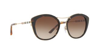 Image 2 of Brown CatEye Sunglasses for Women from Burberry Available at Titan Eye+