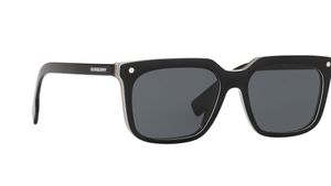 Image 2 of Grey Square Sunglasses for Men from Burberry Available at Titan Eye+