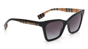 Image 2 of Grey CatEye Sunglasses for Women from Burberry Available at Titan Eye+
