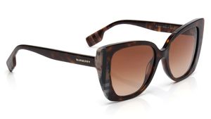 Image 2 of Brown Cat Eye Sunglasses for Women from Burberry Available at Titan Eye+