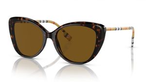 Image 2 of Brown Cat Eye Sunglasses for Women from Burberry Available at Titan Eye+