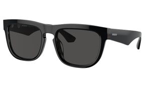 Image 2 of Black Wayfarer Sunglasses for Men from Burberry Available at Titan Eye+