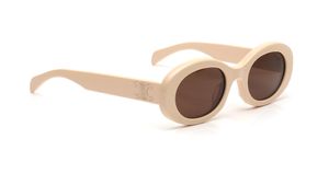 Image 2 of Brown Oval Sunglasses for Women from Celine Available at Titan Eye+