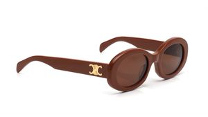 Image 2 of Brown Oval Sunglasses for Women from Celine Available at Titan Eye+
