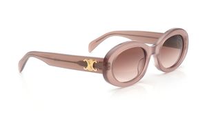 Image 2 of Brown Oval Sunglasses for Women from Celine Available at Titan Eye+