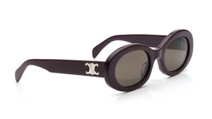 Image 2 of Grey Oval Sunglasses for WOMEN from Celine Available at Titan Eye+