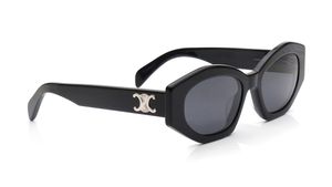 Image 2 of Grey Geometric Sunglasses for Women from Celine Available at Titan Eye+