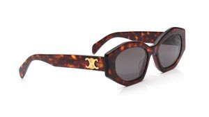 Image 2 of Grey Geometric Sunglasses for Women from Celine Available at Titan Eye+