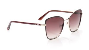 Image 2 of Maroon CatEye Sunglasses for Women from Calvin Klein Available at Titan Eye+