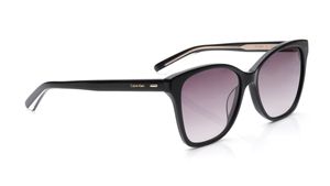 Image 2 of Grey CatEye Sunglasses for Women from Calvin Klein Available at Titan Eye+
