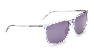 Image 2 of Grey Rectangle Sunglasses for Men from Calvin Klein Available at Titan Eye+