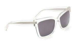Image 2 of Grey Square Sunglasses for Men from Calvin Klein Available at Titan Eye+