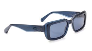 Image 2 of Blue Rectangle Sunglasses for Men and Women from Calvin Klein Available at Titan Eye+