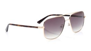Image 2 of Brown Navigator Sunglasses for Men from Calvin Klein Available at Titan Eye+