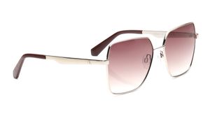 Image 2 of Brown Square Sunglasses for Women from Calvin Klein Available at Titan Eye+