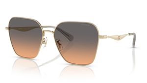 Image 2 of Smoke Irregular Sunglasses for Women from Coach Available at Titan Eye+