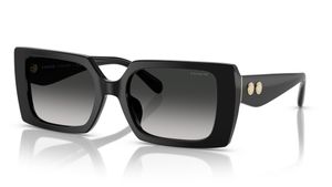 Image 2 of Grey Square Sunglasses for Women from Coach Available at Titan Eye+