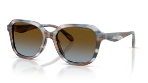 Image 2 of Brown Square Sunglasses for Women from Coach Available at Titan Eye+