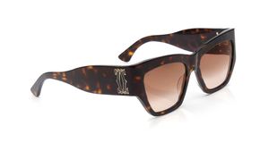 Image 2 of Brown CatEye Sunglasses for Women from Cartier Available at Titan Eye+