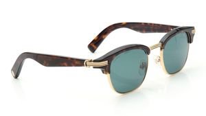Image 2 of Green Round Sunglasses for Men from Cartier Available at Titan Eye+